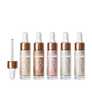 Alvin D'Or Liquid highlighter HL-03 Glow Love Drops 3 Pink - Buy Online on GoSupps.com