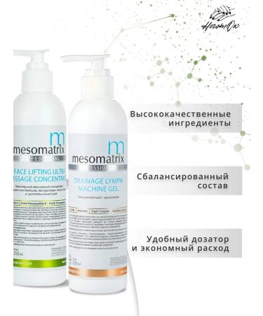 MESOMATRIX Set for hardware and vacuum massage gel + oil - Buy Online on GoSupps.com