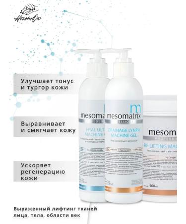 MESOMATRIX Gels for microcurrents RF lifting phonophoresis set 3x150 ml - Buy Online on GoSupps.com