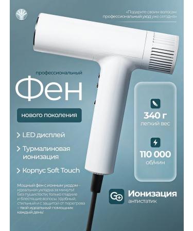 Hair hair dryer "Professional C3 Professional with nozzles