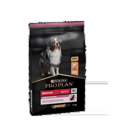 PRO PLAN Feed for dogs of medium breeds with sensation. skin with salmon 7 kg - Buy Online on GoSupps.com