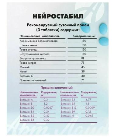 Art Life Neurostabil 180 table anti -stress - Buy Online on GoSupps.com