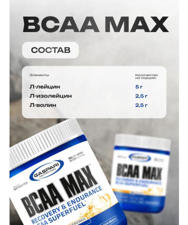 Gaspari Nutrition BCAA amino acids powder 30 420 grams of orange - Buy Online on GoSupps.com