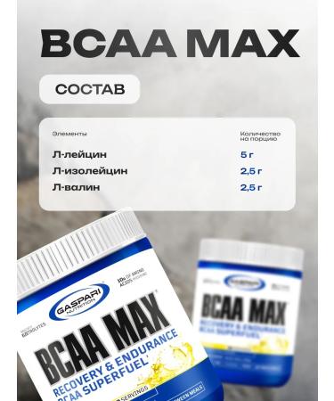 Gaspari Nutrition BCAA amino acids powder 30 420 grams pineapple - Buy Online on GoSupps.com