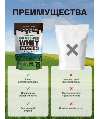 Opportunites Whey -coil protein isolate chocolate 1135 g - Buy Online on GoSupps.com