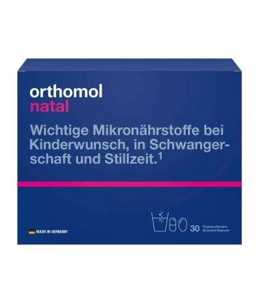 Orthomol Natal (granulate+capsules) course 30 days - Buy Online on GoSupps.com