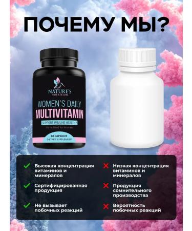 Nature's Nutrition Multivitamins complex for women 60 capsules - Buy Online on GoSupps.com