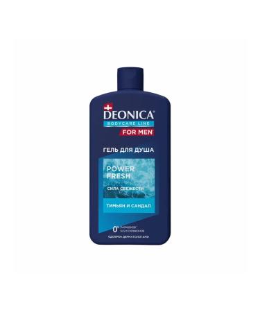 DEONICA Shower gel Power Fresh 750 ml