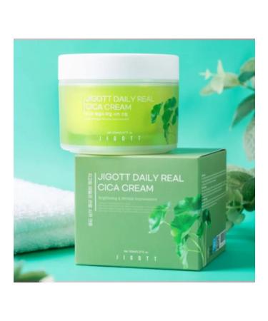 Jigott Facial cream with centella's extract Daily Real Cica 150 ml - Buy Online on GoSupps.com
