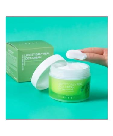 Jigott Facial cream with centella's extract Daily Real Cica 150 ml - Buy Online on GoSupps.com