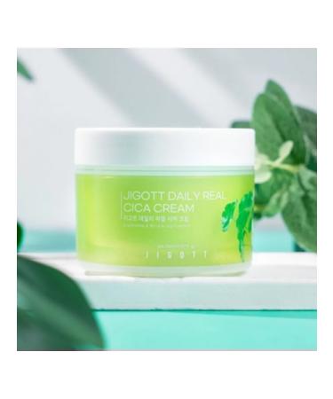Jigott Facial cream with centella's extract Daily Real Cica 150 ml - Buy Online on GoSupps.com