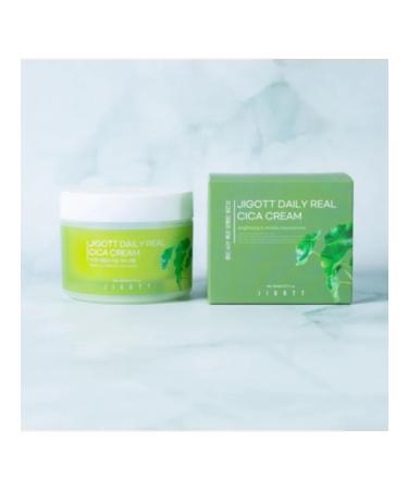 Jigott Facial cream with centella's extract Daily Real Cica 150 ml - Buy Online on GoSupps.com