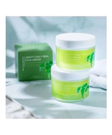 Jigott Facial cream with centella's extract Daily Real Cica 150 ml - Buy Online on GoSupps.com