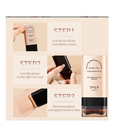 Kiss Beauty Tonal face cream in a stick with a brush 02 - Buy Online on GoSupps.com