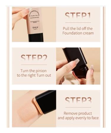 Kiss Beauty Tonal face cream in a stick with a brush 02 - Buy Online on GoSupps.com