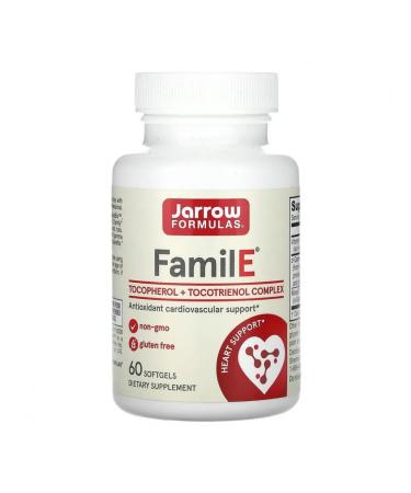 Jarrow Formulas Vitamin E Famile 60 gel. capsules
