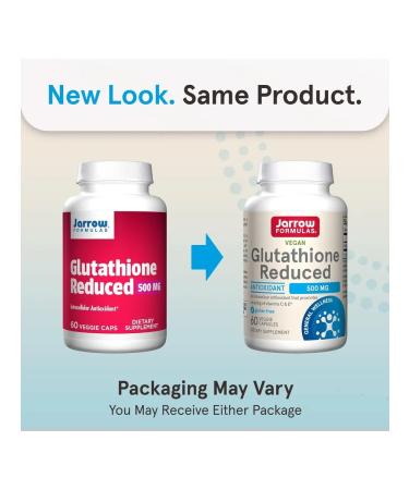 Jarrow Formulas Glutation abbreviated 500 mg 60 Glutathione Reduced capsules - Buy Online on GoSupps.com