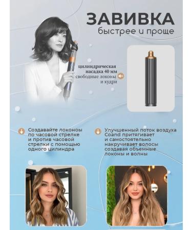 yoodragons Hair dryer-comb styler with a bag as a gift - a rotating hair dryer-styler  - Buy Online on GoSupps.com