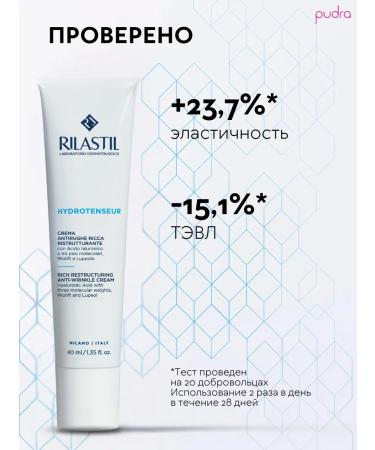 Rilastil Hydrotenseur Restructuring Cream against wrinkles - Buy Online on GoSupps.com