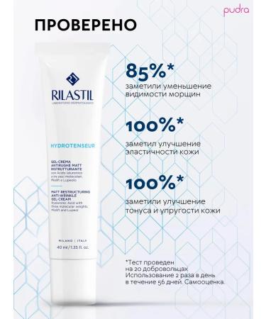Rilastil Hydrotenseur matting gel cream against wrinkles - Buy Online on GoSupps.com