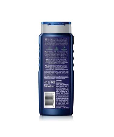 NIVEA Male shower gel for body and hair 500 ml - Buy Online on GoSupps.com