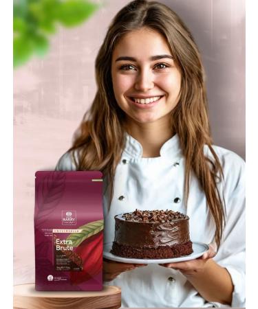 Cacao Barry Cocoa Alkalized Extra Brute Fat Feeling 22-24% 1 kg - Buy Online on GoSupps.com