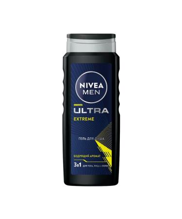 NIVEA Male shower gel for body face and hair 500 ml - Buy Online on GoSupps.com