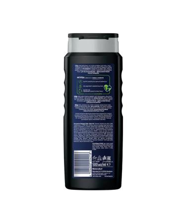NIVEA Male shower gel for body face and hair 500 ml - Buy Online on GoSupps.com