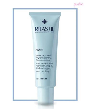 Rilastil Aqua moisturizing protective face cream SPF 15