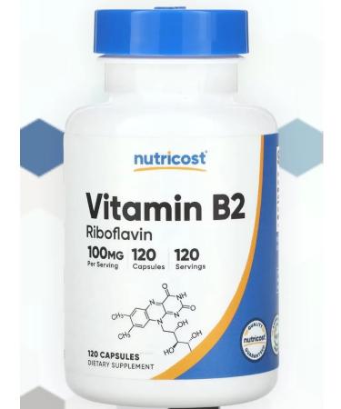 Nutricost Vitamin B2 Riboflavin - Buy Online on GoSupps.com