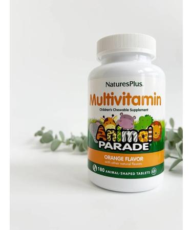Natures Plus Animal Parade multivitamins for children Orange 180 tab - Buy Online on GoSupps.com