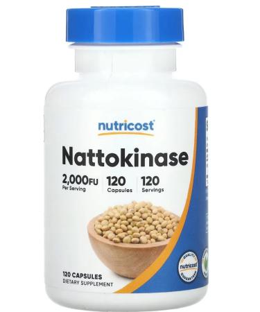 Nutricost NATTOKINASE 2.000FU 120 Capsules - Gluten Free