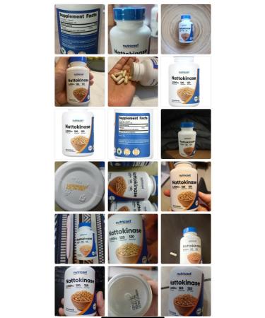 Nutricost NATTOKINASE 2.000FU 120 Capsules - Gluten Free - Buy Online on GoSupps.com