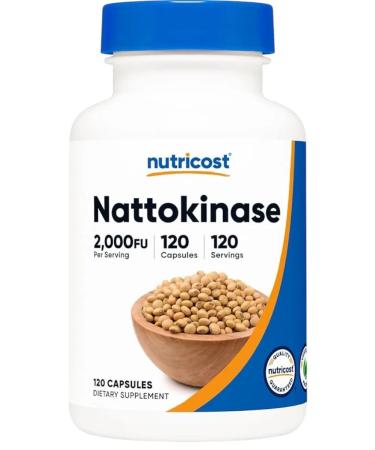 Nutricost NATTOKINASE 2.000FU 120 Capsules - Gluten Free - Buy Online on GoSupps.com