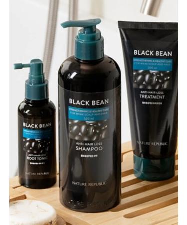 Nature Republic Black Bean careing for hair loss 200ml - Buy Online on GoSupps.com