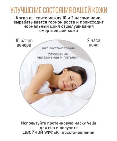 VELLA Cream - night mask against wrinkles on the face and neck 30 pcs - Buy Online on GoSupps.com