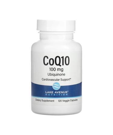 Lake Avenue Nutrition Koenzym Q10 USP class 100 mg 120 plant capsules