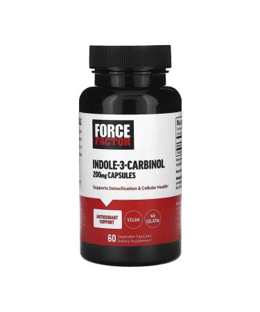 Force Factor Indol-3-carbinol 200 mg 60 vegetarian capsules