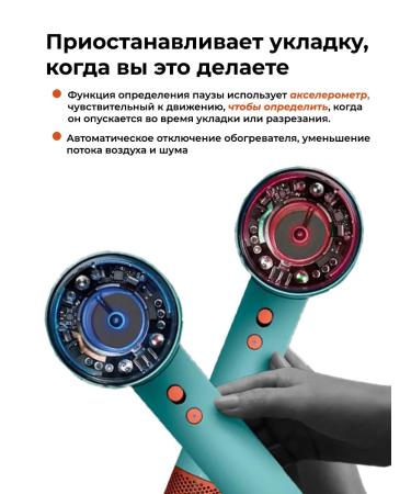 Super hair dryer Feng for hair professional with 5B1 nozzles and sensor - Buy Online on GoSupps.com