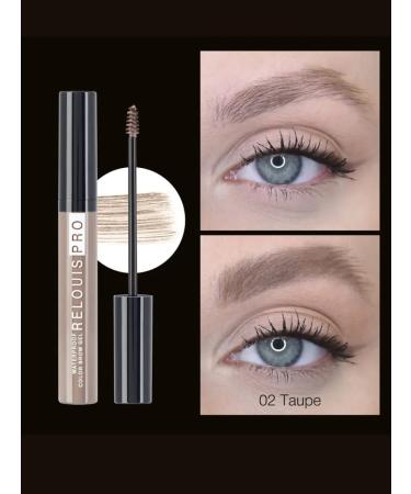 RELOUIS Eyebrow gel waterproof tint tone No. 02 TAUPE - Buy Online on GoSupps.com