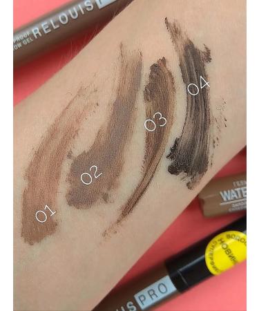 RELOUIS Eyebrow gel waterproof tint tone No. 03 brown - Buy Online on GoSupps.com