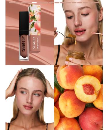 Semily Lip gloss with a shade of peach - Buy Online on GoSupps.com
