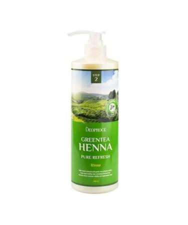 DEOPROCE Hair conditioner Green Tea Henna Pure Refresh Rinse - Buy Online on GoSupps.com