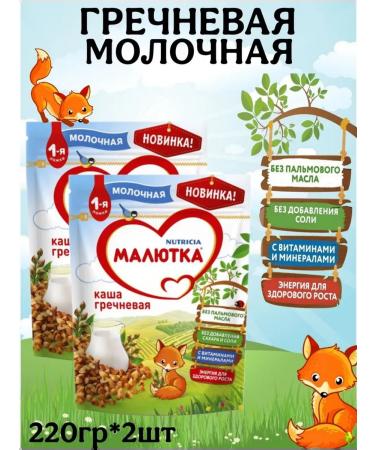 Little one Greek milk porridge 220g 2pcs