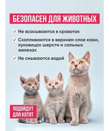 GOOD DOG & CAT Biocaples for cats from fleas ticks and belly -eaters 3 pcs - Buy Online on GoSupps.com