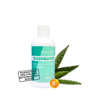 Globalvet Shampoo for cats and dogs with panthenol and aloe vera 250 ml - Buy Online on GoSupps.com