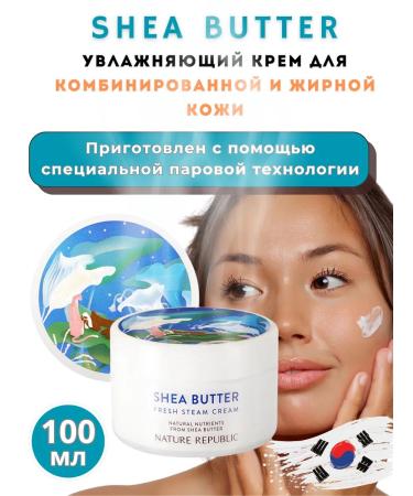 Nature Republic Fresh Steam cream for combined and oily skin 100 ml