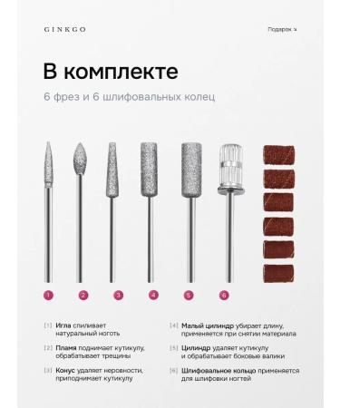 Ginkgo Professional manicure and pedicure apparatus - Buy Online on GoSupps.com