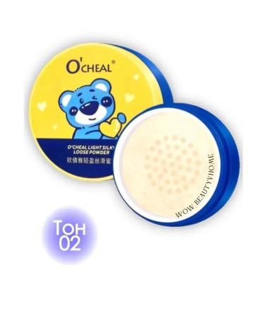 O'CHEAL Facial powder matting bear tone 02