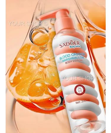 sadoer Cream for body lotion perfumed with orange